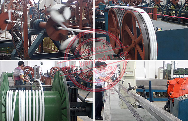 防腐伴熱采樣復合管（伴熱管纜）生產流程圖